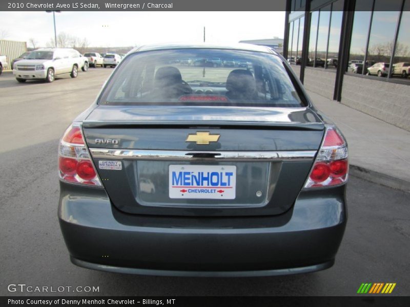 Wintergreen / Charcoal 2010 Chevrolet Aveo LS Sedan