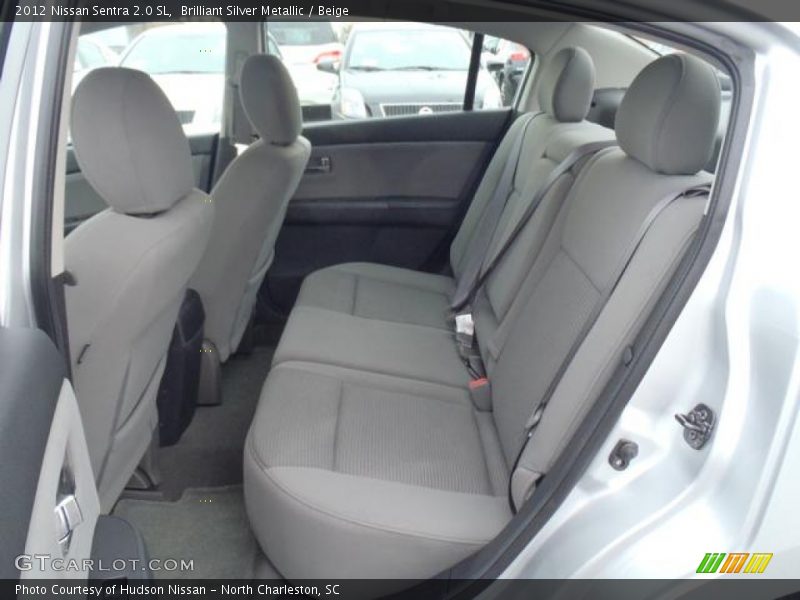 Brilliant Silver Metallic / Beige 2012 Nissan Sentra 2.0 SL