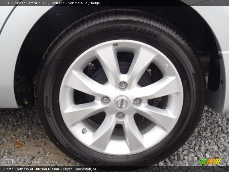 Brilliant Silver Metallic / Beige 2012 Nissan Sentra 2.0 SL