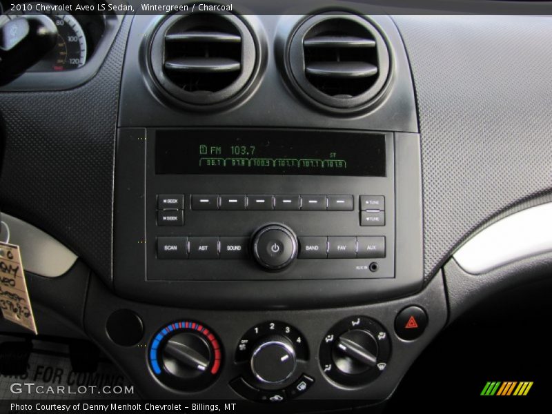 Wintergreen / Charcoal 2010 Chevrolet Aveo LS Sedan