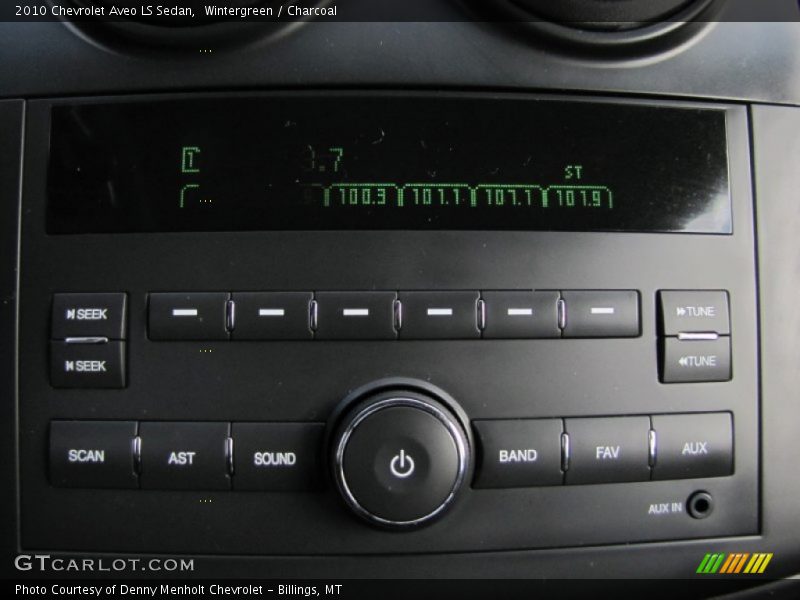 Wintergreen / Charcoal 2010 Chevrolet Aveo LS Sedan