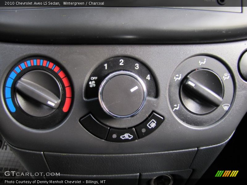 Wintergreen / Charcoal 2010 Chevrolet Aveo LS Sedan