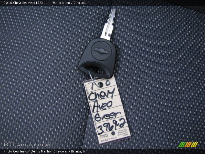 Wintergreen / Charcoal 2010 Chevrolet Aveo LS Sedan