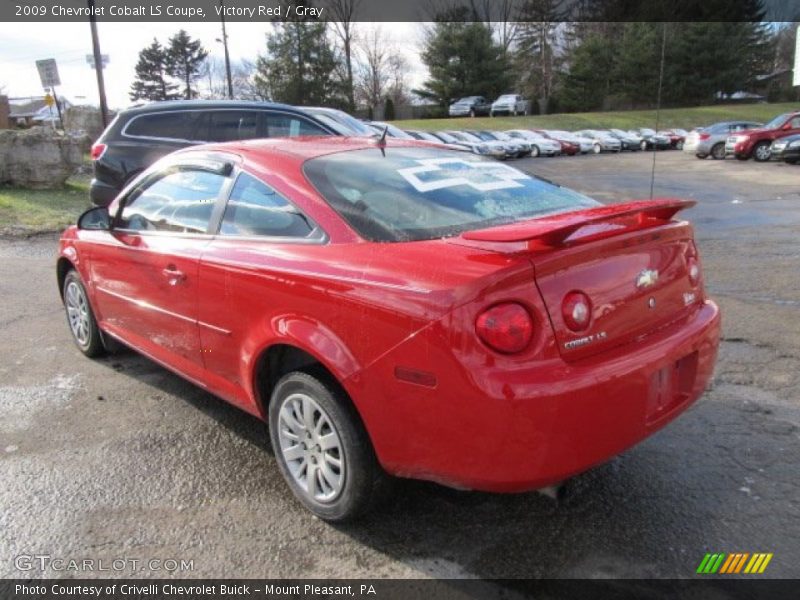 Victory Red / Gray 2009 Chevrolet Cobalt LS Coupe