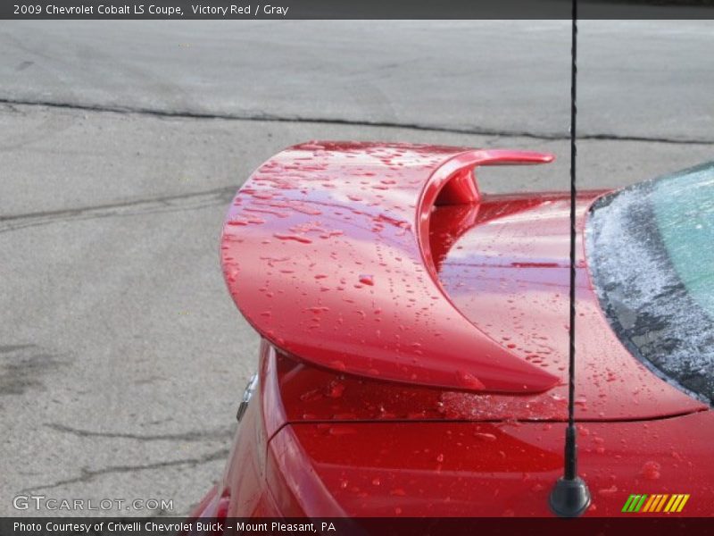 Victory Red / Gray 2009 Chevrolet Cobalt LS Coupe