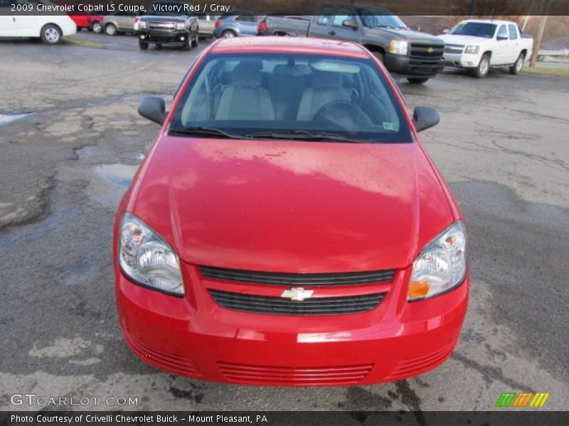 Victory Red / Gray 2009 Chevrolet Cobalt LS Coupe