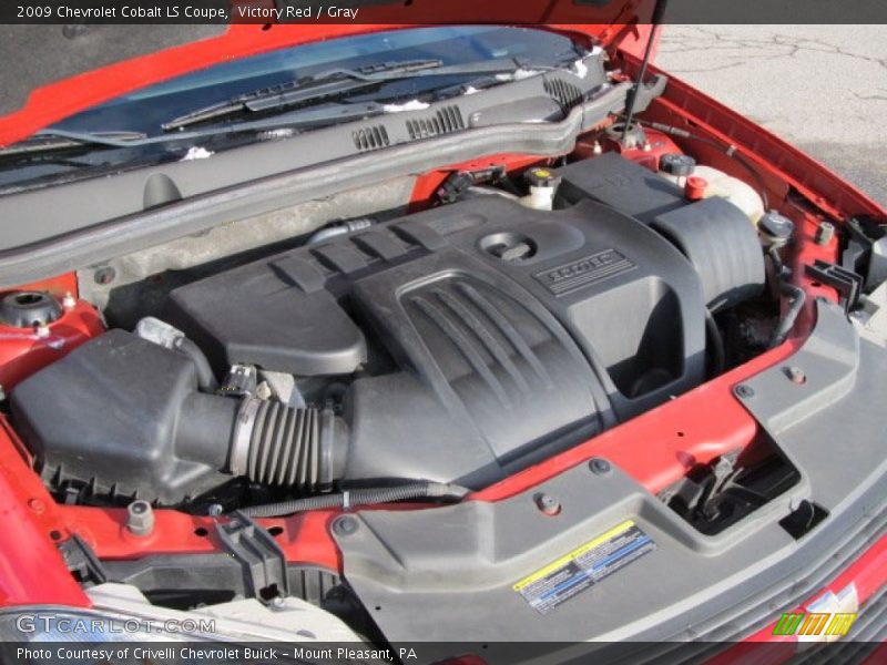 Victory Red / Gray 2009 Chevrolet Cobalt LS Coupe