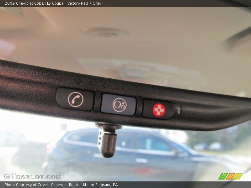 Victory Red / Gray 2009 Chevrolet Cobalt LS Coupe