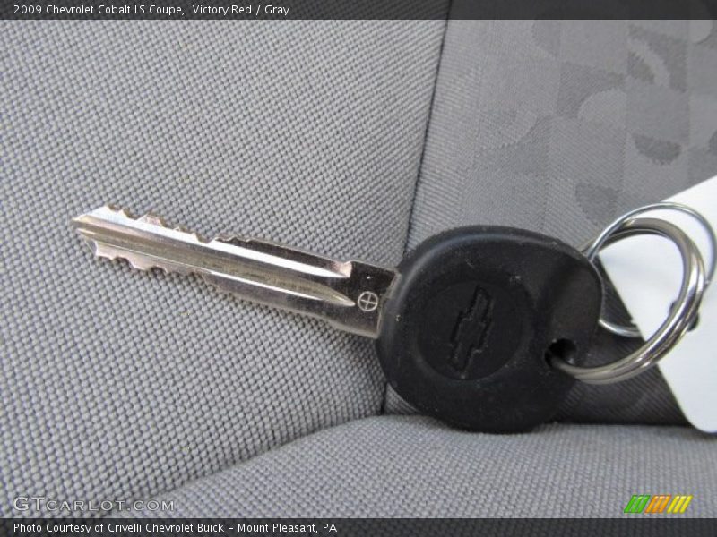 Victory Red / Gray 2009 Chevrolet Cobalt LS Coupe