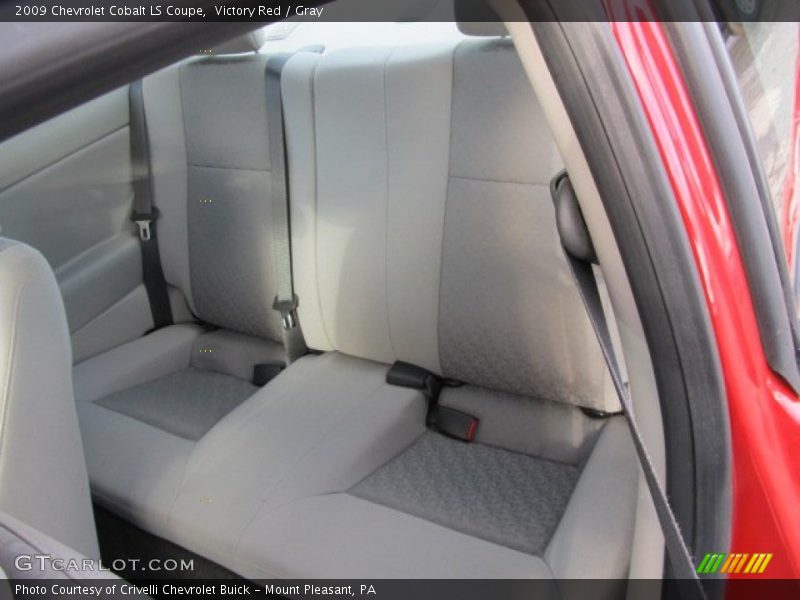 Victory Red / Gray 2009 Chevrolet Cobalt LS Coupe
