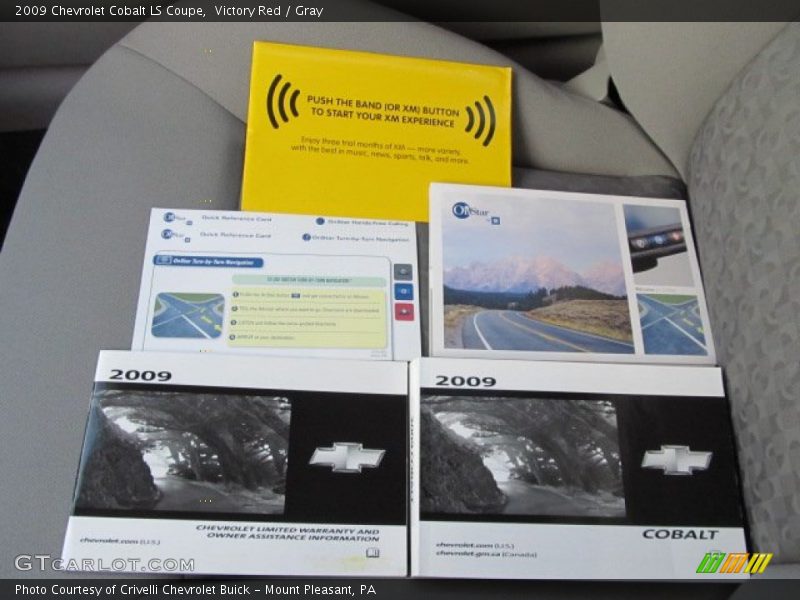 Victory Red / Gray 2009 Chevrolet Cobalt LS Coupe