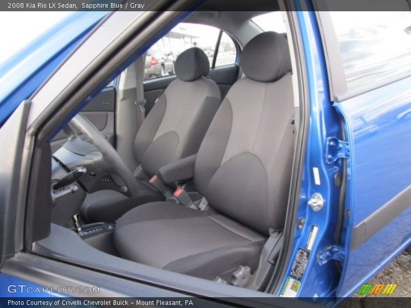 Sapphire Blue / Gray 2008 Kia Rio LX Sedan