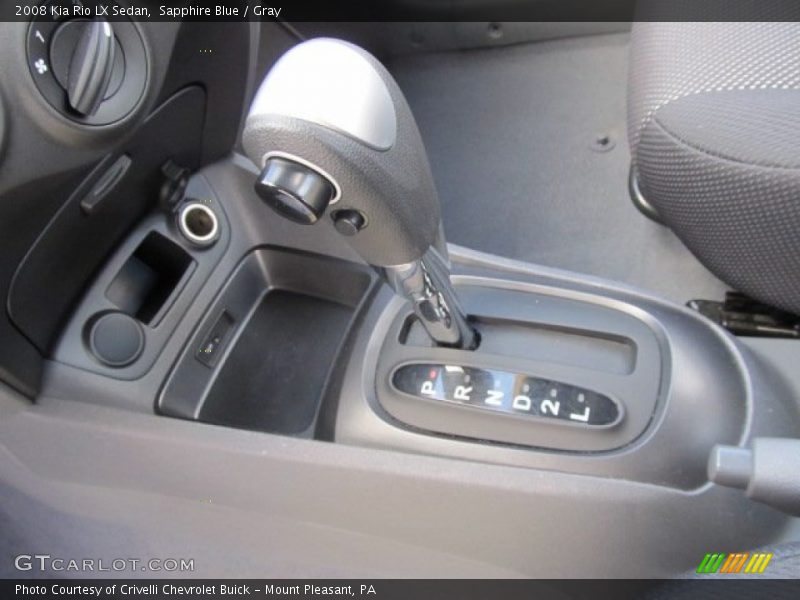 Sapphire Blue / Gray 2008 Kia Rio LX Sedan