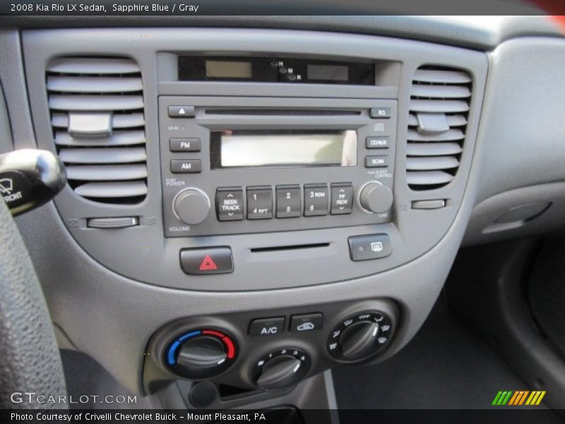 Sapphire Blue / Gray 2008 Kia Rio LX Sedan