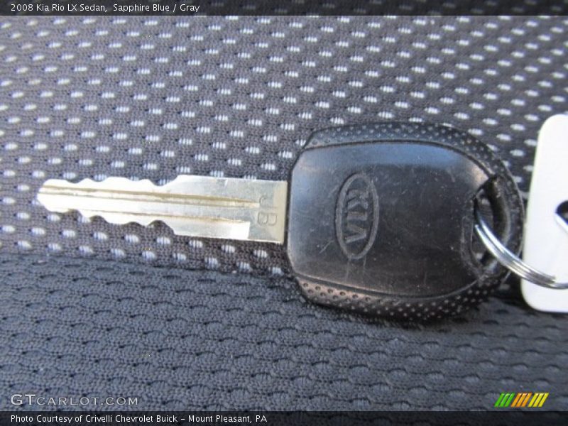 Sapphire Blue / Gray 2008 Kia Rio LX Sedan