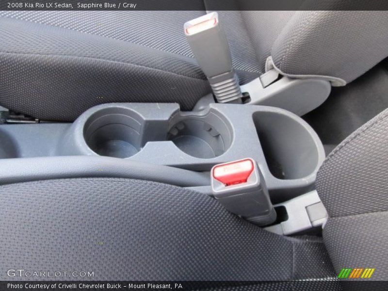 Sapphire Blue / Gray 2008 Kia Rio LX Sedan