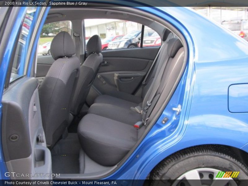 Sapphire Blue / Gray 2008 Kia Rio LX Sedan