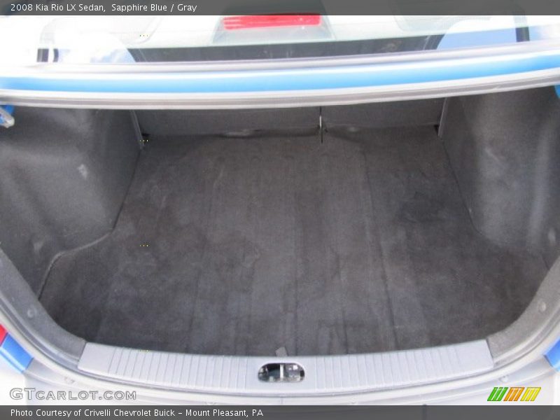 Sapphire Blue / Gray 2008 Kia Rio LX Sedan
