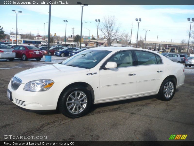 White Opal / Titanium 2009 Buick Lucerne CXL