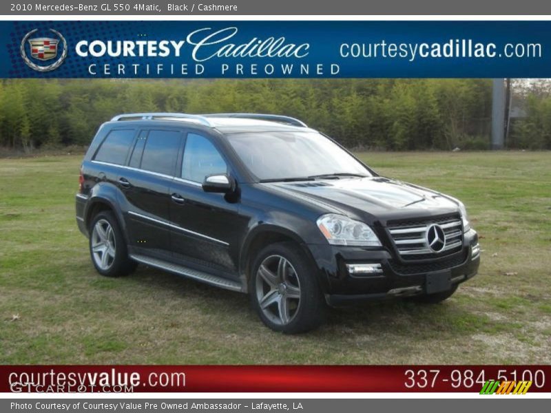 Black / Cashmere 2010 Mercedes-Benz GL 550 4Matic