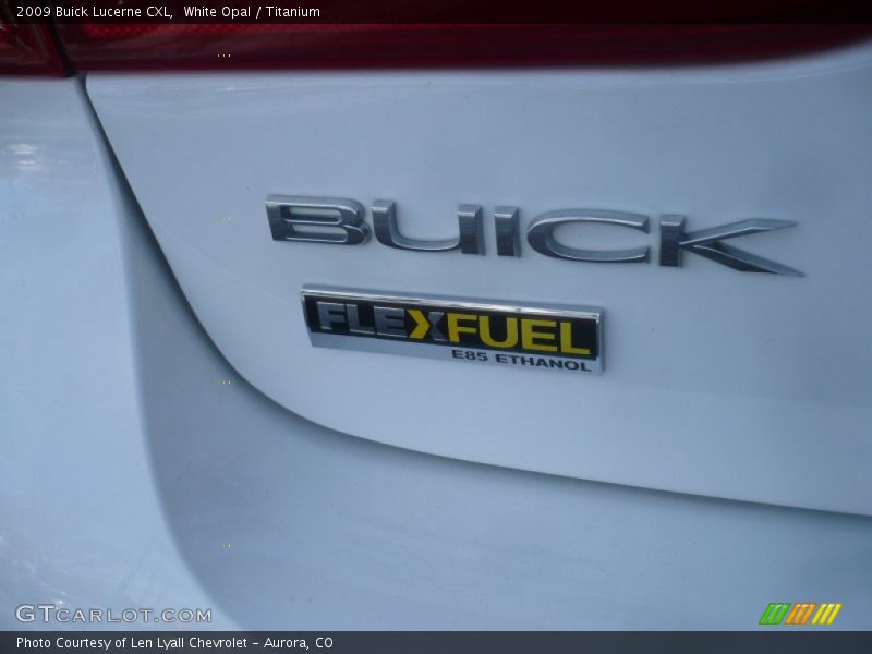 White Opal / Titanium 2009 Buick Lucerne CXL