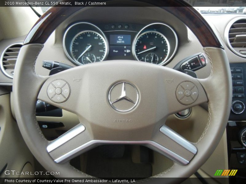  2010 GL 550 4Matic Steering Wheel