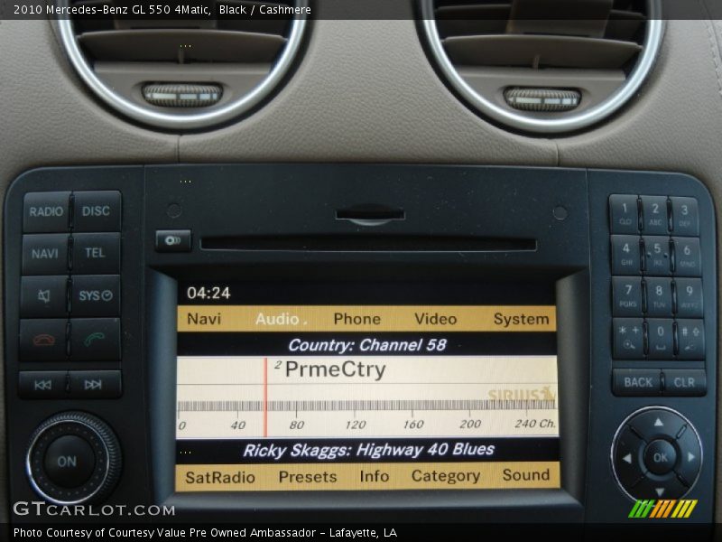 Black / Cashmere 2010 Mercedes-Benz GL 550 4Matic