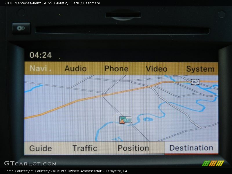 Navigation of 2010 GL 550 4Matic