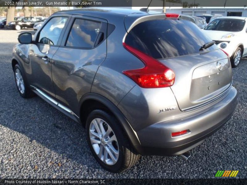 Gun Metallic / Black/Silver Trim 2012 Nissan Juke SV