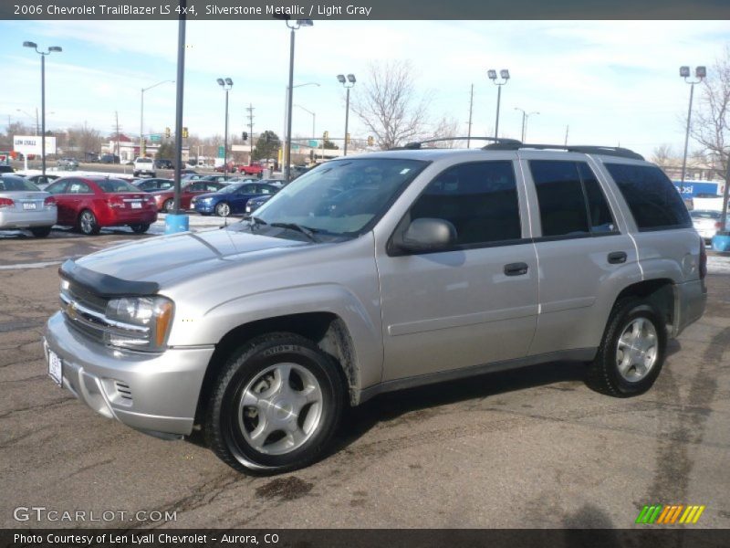 Silverstone Metallic / Light Gray 2006 Chevrolet TrailBlazer LS 4x4