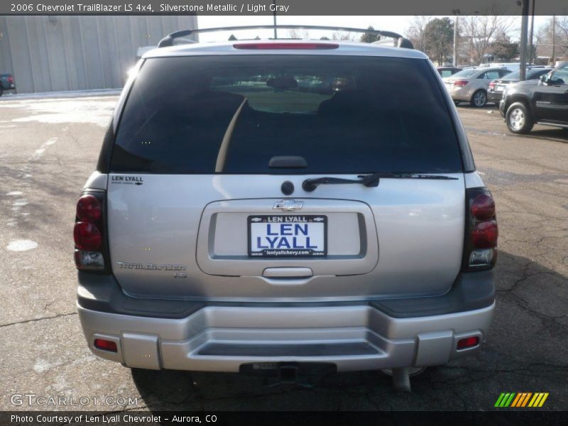 Silverstone Metallic / Light Gray 2006 Chevrolet TrailBlazer LS 4x4