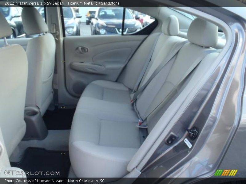 Titanium Metallic / Sandstone 2012 Nissan Versa 1.6 SV Sedan