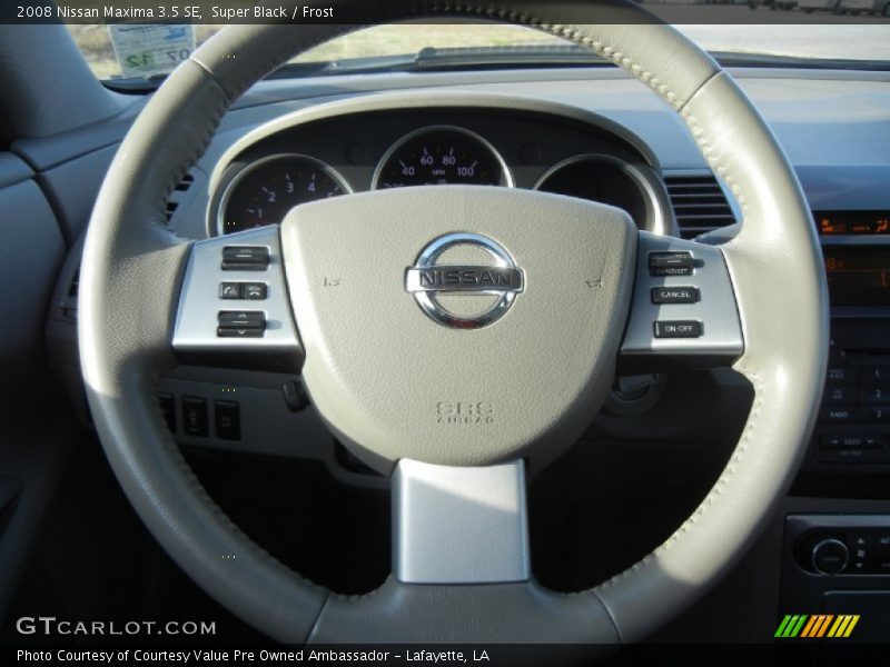 Super Black / Frost 2008 Nissan Maxima 3.5 SE