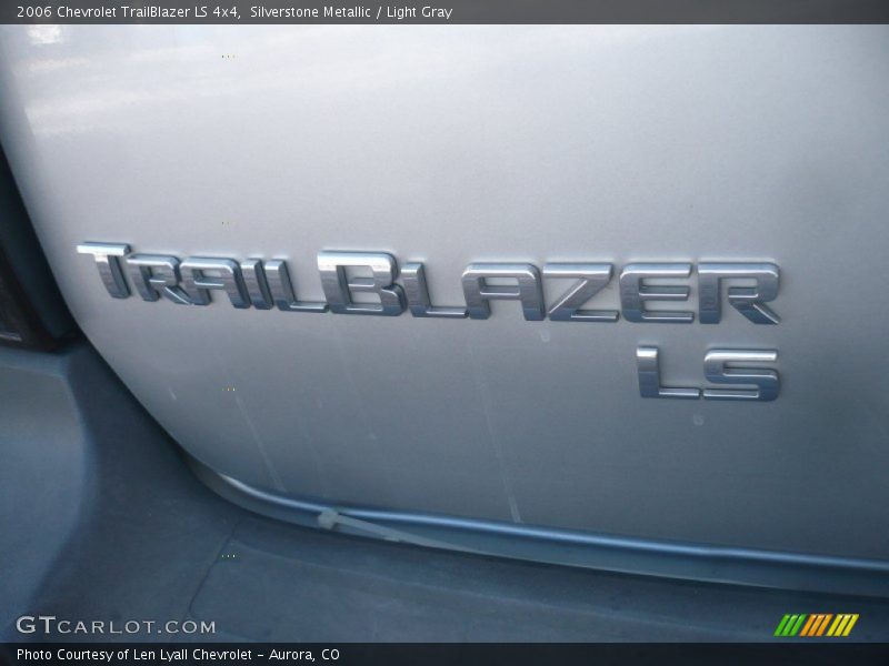Silverstone Metallic / Light Gray 2006 Chevrolet TrailBlazer LS 4x4