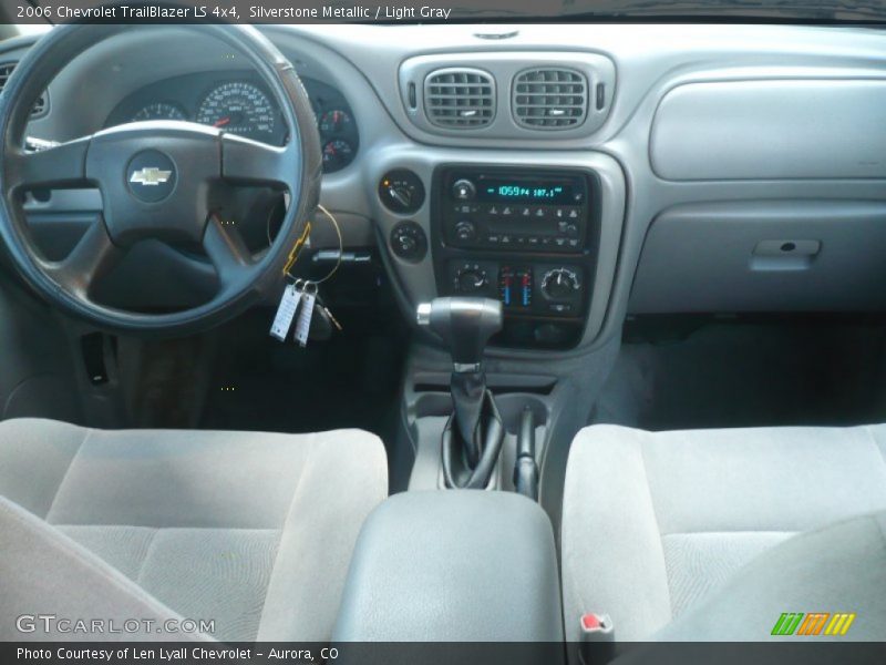Silverstone Metallic / Light Gray 2006 Chevrolet TrailBlazer LS 4x4