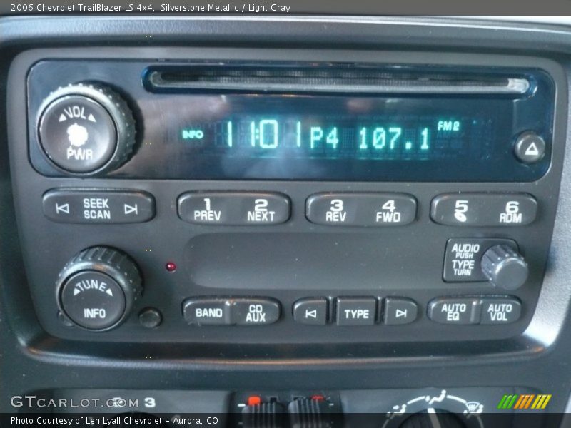 Silverstone Metallic / Light Gray 2006 Chevrolet TrailBlazer LS 4x4