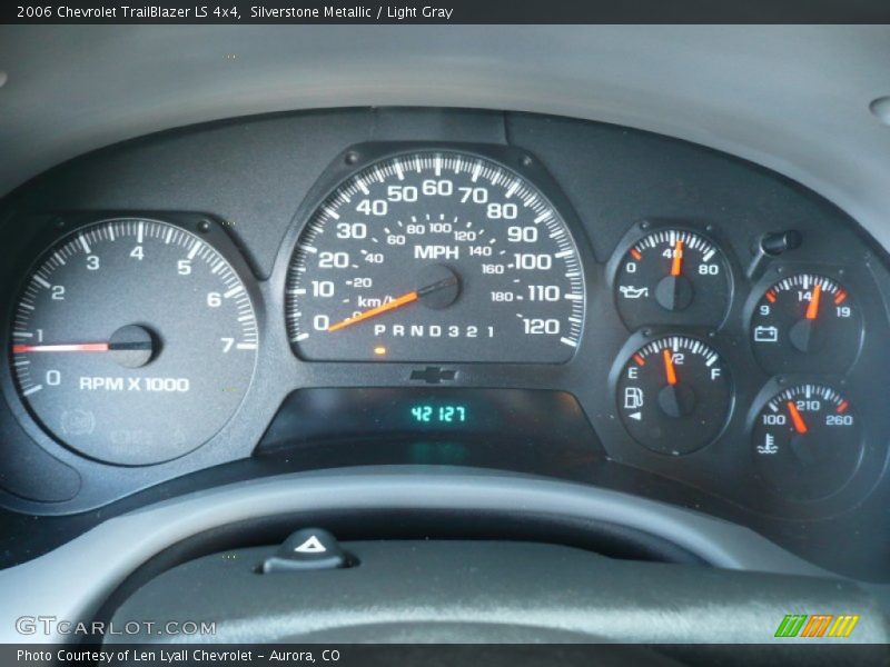 Silverstone Metallic / Light Gray 2006 Chevrolet TrailBlazer LS 4x4