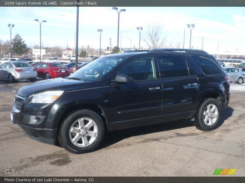 Carbon Flash / Black 2008 Saturn Outlook XE AWD