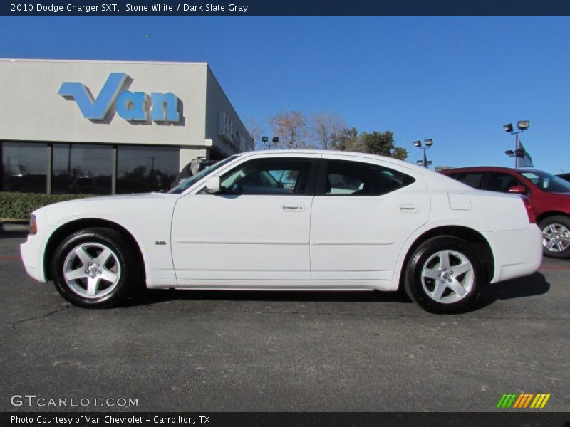 Stone White / Dark Slate Gray 2010 Dodge Charger SXT
