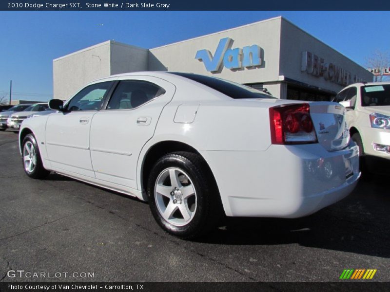 Stone White / Dark Slate Gray 2010 Dodge Charger SXT