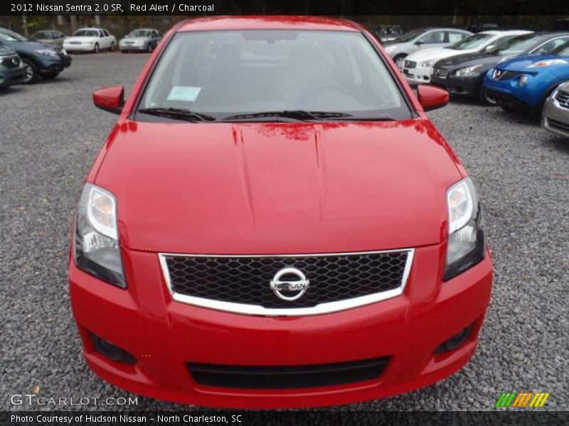 Red Alert / Charcoal 2012 Nissan Sentra 2.0 SR