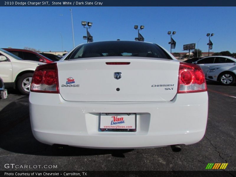 Stone White / Dark Slate Gray 2010 Dodge Charger SXT