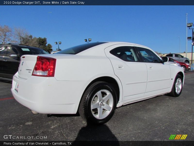 Stone White / Dark Slate Gray 2010 Dodge Charger SXT