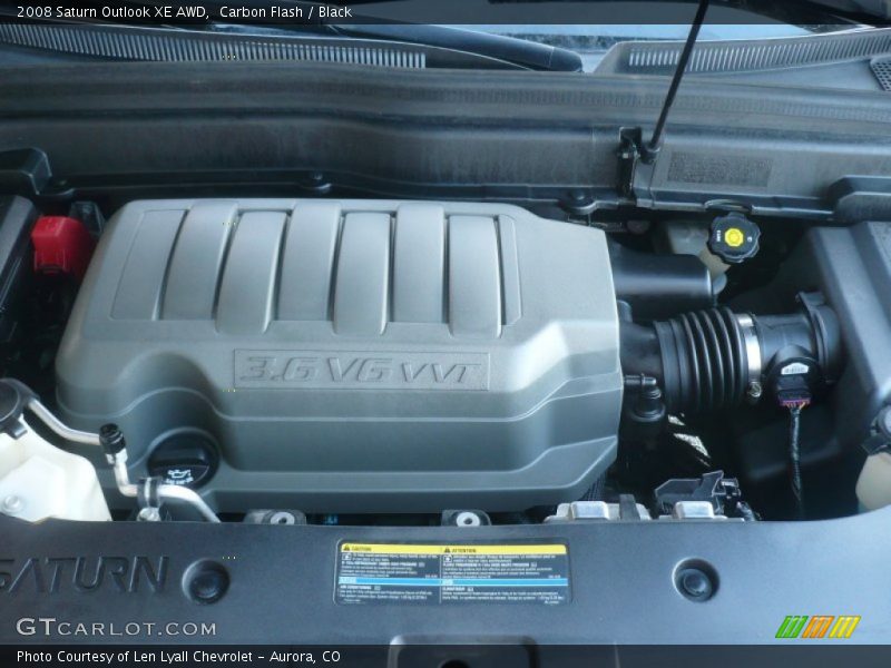 Carbon Flash / Black 2008 Saturn Outlook XE AWD