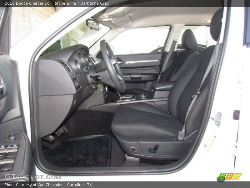 Stone White / Dark Slate Gray 2010 Dodge Charger SXT