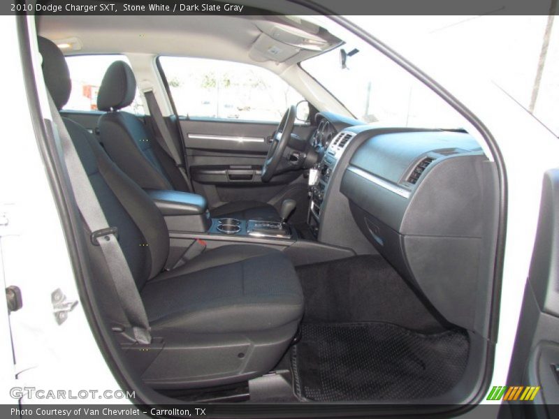 Stone White / Dark Slate Gray 2010 Dodge Charger SXT