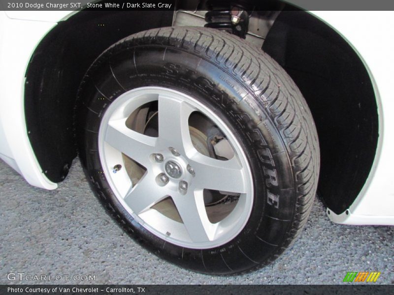 Stone White / Dark Slate Gray 2010 Dodge Charger SXT