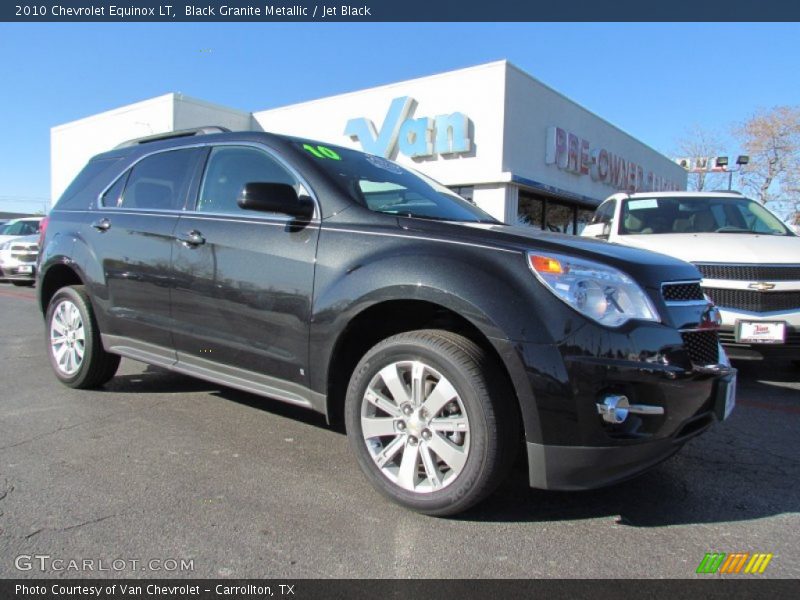 Black Granite Metallic / Jet Black 2010 Chevrolet Equinox LT
