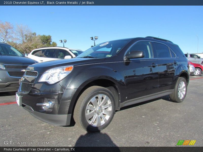 Black Granite Metallic / Jet Black 2010 Chevrolet Equinox LT