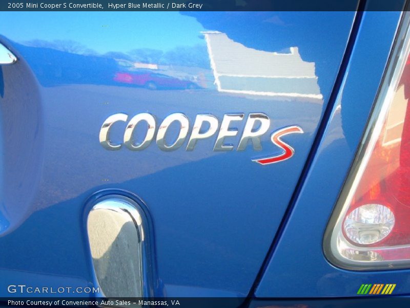 Hyper Blue Metallic / Dark Grey 2005 Mini Cooper S Convertible